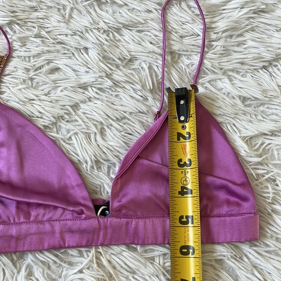 SER.O.YA DORAL SILK BRALETTE IN ROSE BUD SIZE XS - Picture 7 of 13